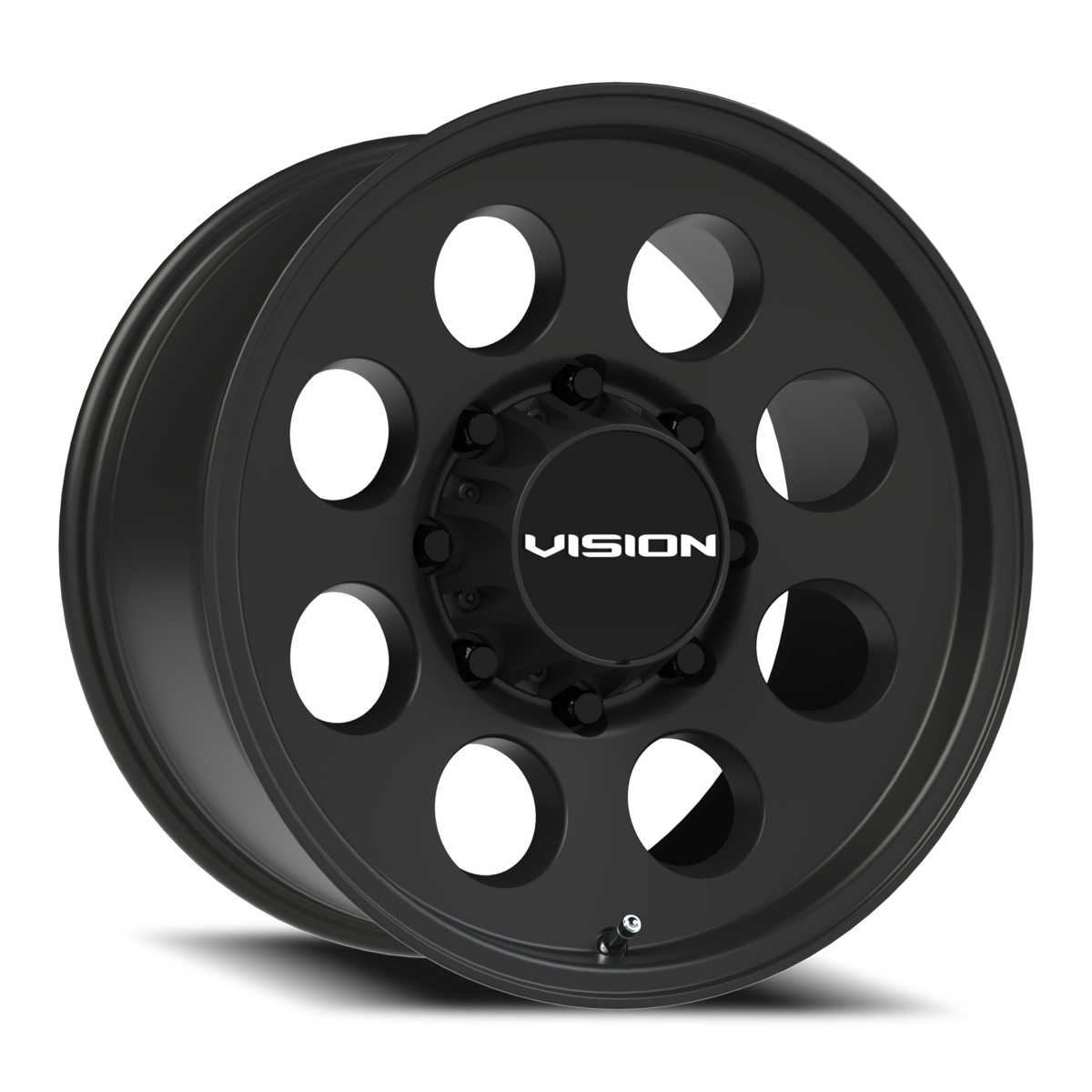 Vision Wheel 56 Satin Black 18x9 +12 8x170mm 125.2mm - Wheelwiz
