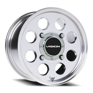 Vision Wheel 56 Polished 14x7 +13 4x136mm 110.1mm - Wheelwiz