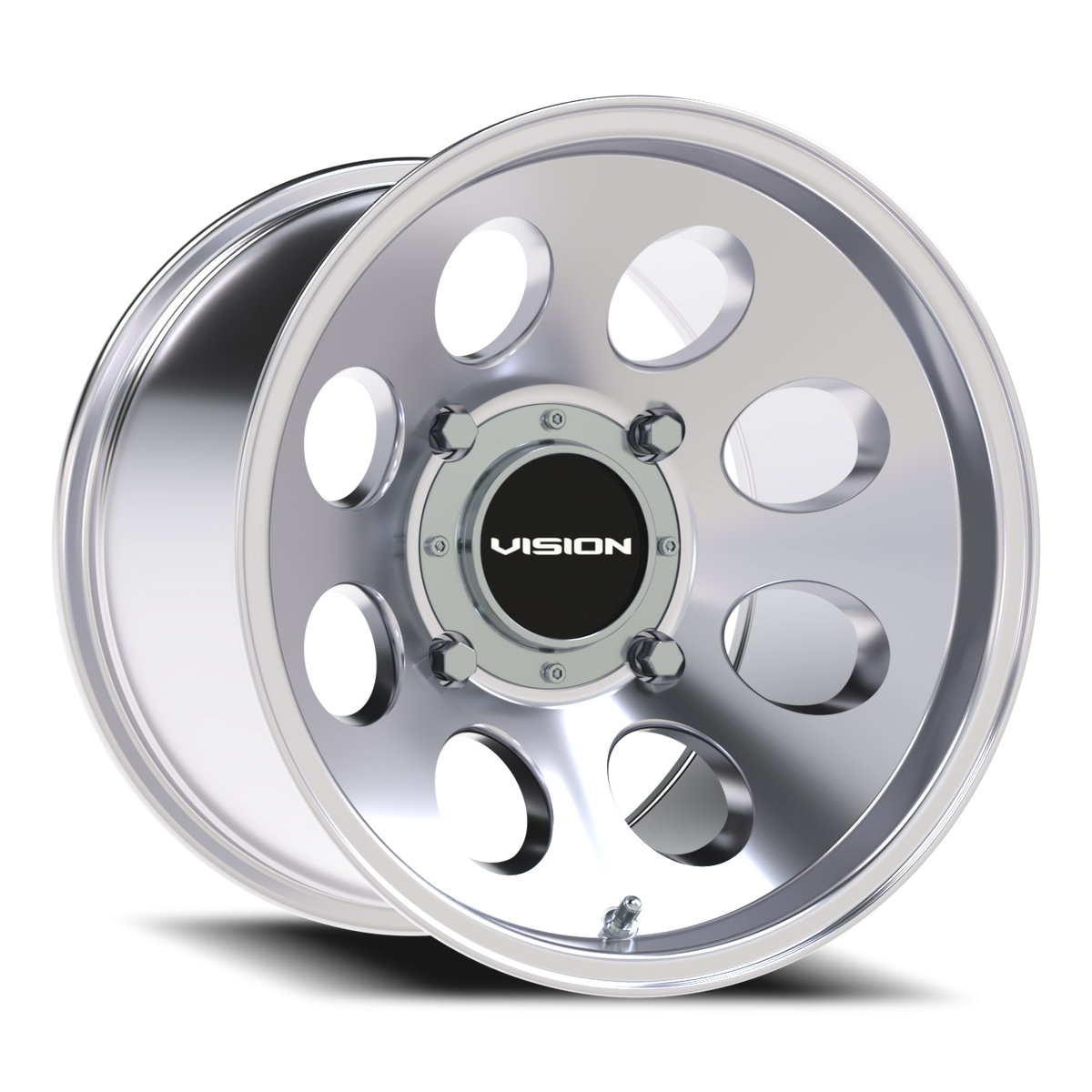 Vision Wheel 56 Polished 15x10 -10 4x156mm 131.1mm - Wheelwiz