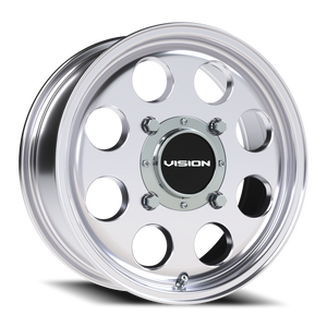 Vision Wheel 56 Polished 15x6 +38 4x156mm 131.1mm - Wheelwiz