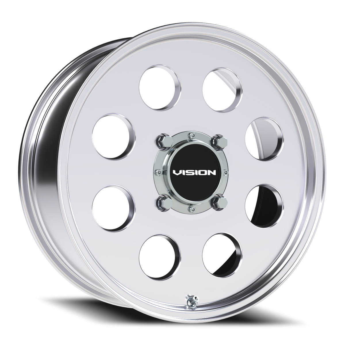 Vision Wheel 56 Polished 17x7 +38 4x136mm 110.1mm - Wheelwiz