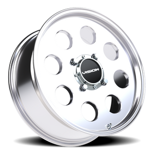 Vision Wheel 56 Polished 17x7 +38 4x136mm 110.1mm - Wheelwiz