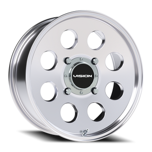 Vision Wheel 56 Polished 17x7 +13 4x156mm 131.1mm - Wheelwiz