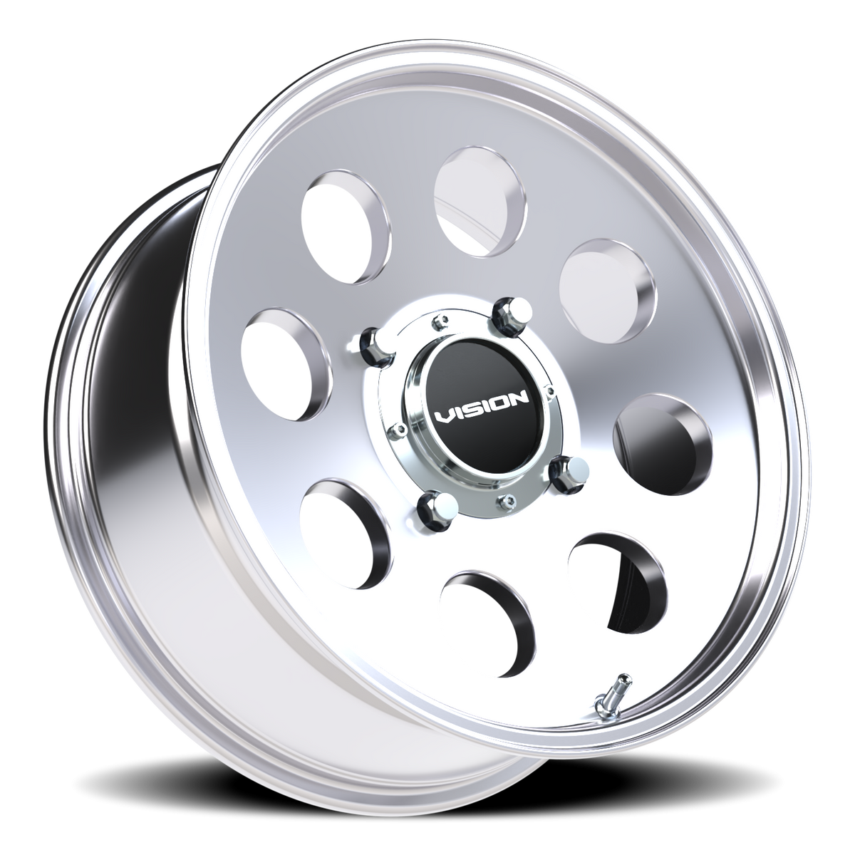 Vision Wheel 56 Polished 17x7 +13 4x156mm 131.1mm - Wheelwiz