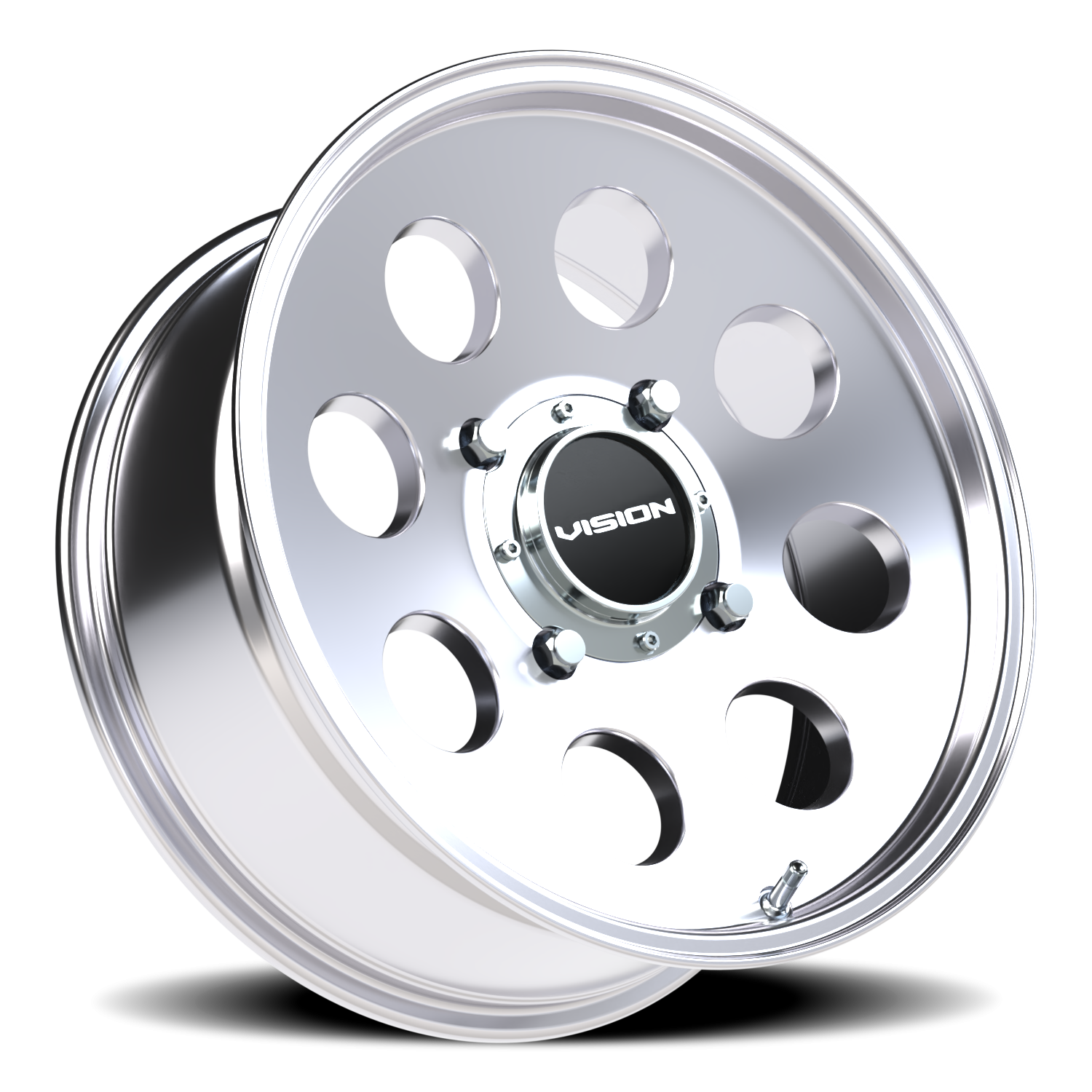 Vision Wheel 56 Polished 17x7 +13 4x156mm 131.1mm - Wheelwiz