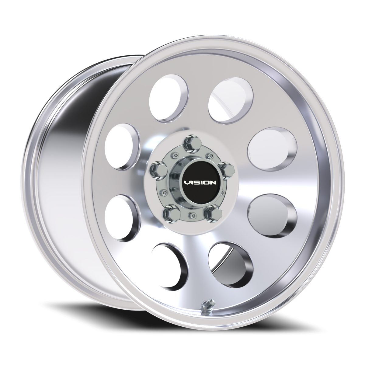 Vision Wheel 56 Polished 15x10 +15 5x114.3mm 68.1mm - Wheelwiz