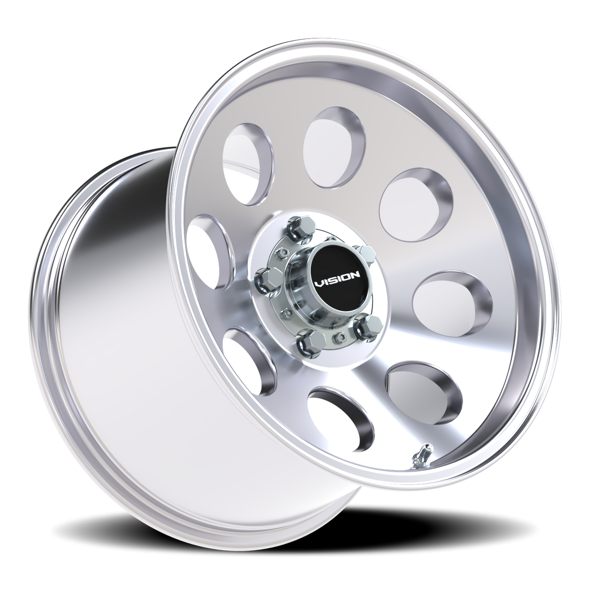 Vision Wheel 56 Polished 15x10 +15 5x114.3mm 68.1mm - Wheelwiz