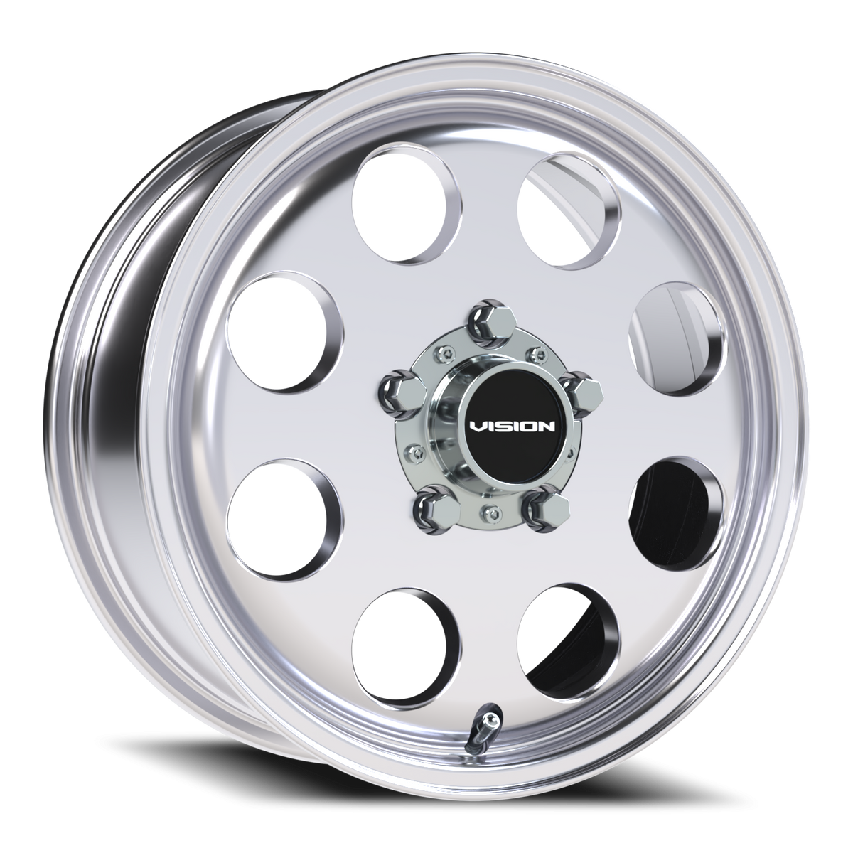 Vision Wheel 56 Polished 15x6 +50 5x114.3mm 68.1mm - Wheelwiz
