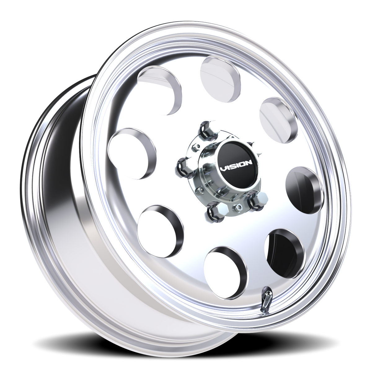 Vision Wheel 56 Polished 15x6 +50 5x114.3mm 68.1mm - Wheelwiz