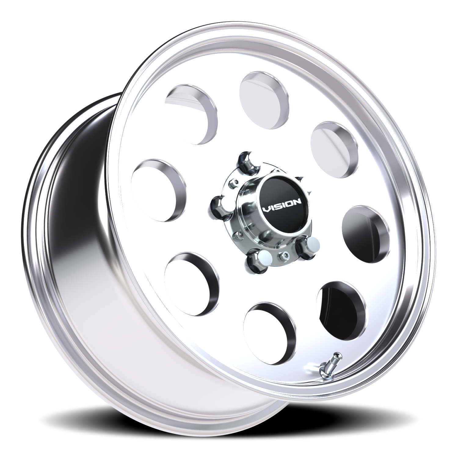 Vision Wheel 56 Polished 15x7 +38 5x114.3mm 68.1mm - Wheelwiz