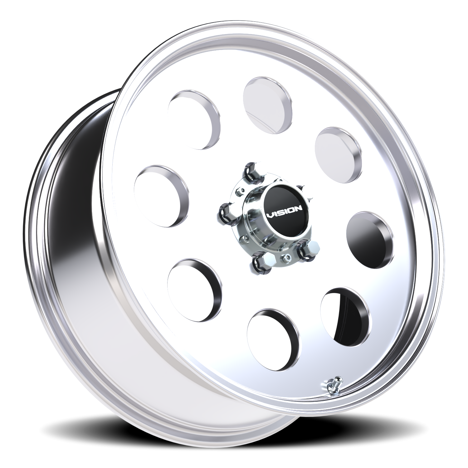 Vision Wheel 56 Polished 17x7 +38 5x114.3mm 68.1mm - Wheelwiz