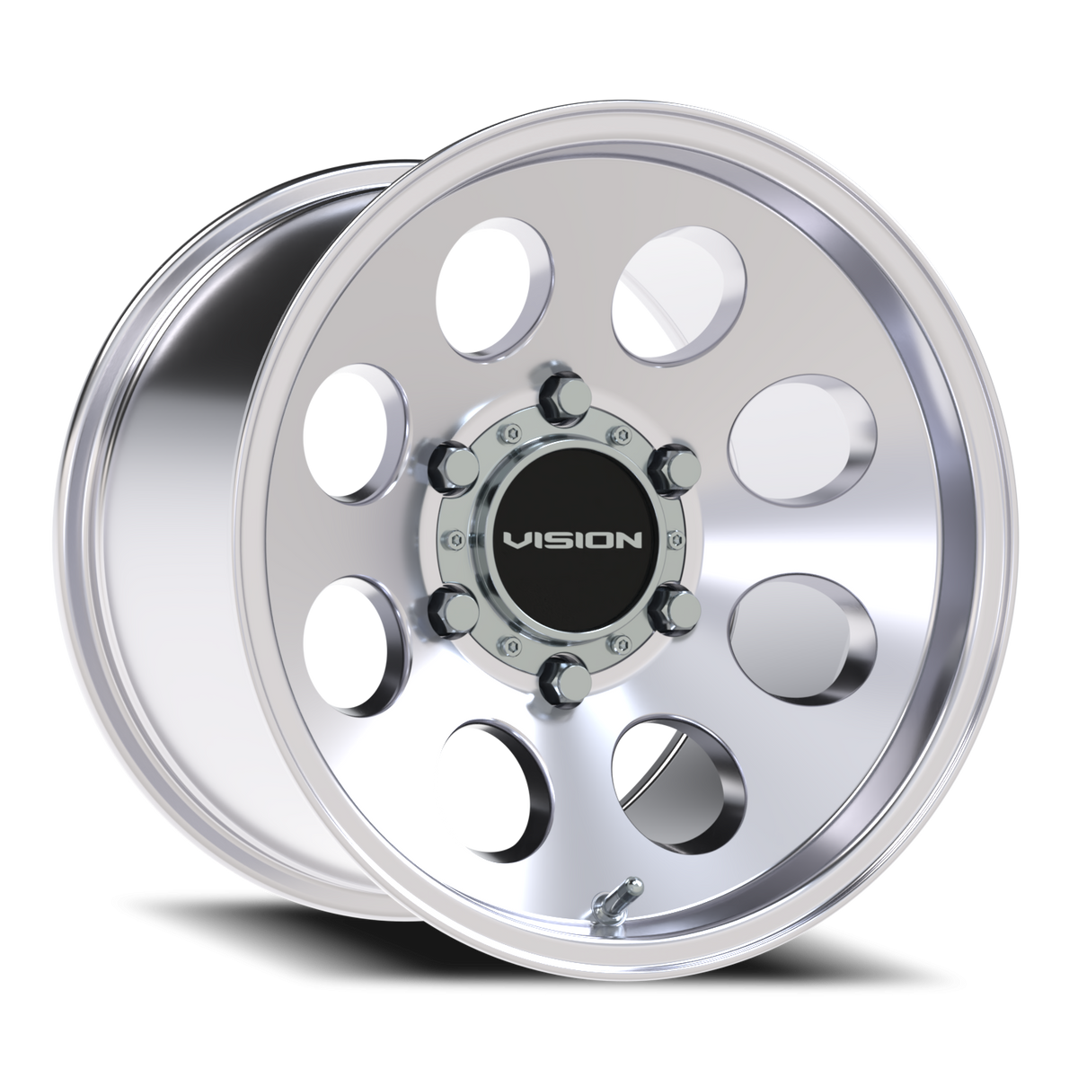 Vision Wheel 56 Polished 15x10 +15 6x139.7mm 110mm - Wheelwiz