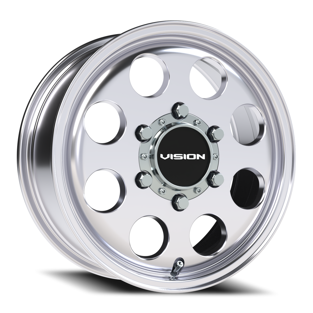 Vision Wheel 56 Polished 15x6 +50 6x139.7mm 110mm - Wheelwiz