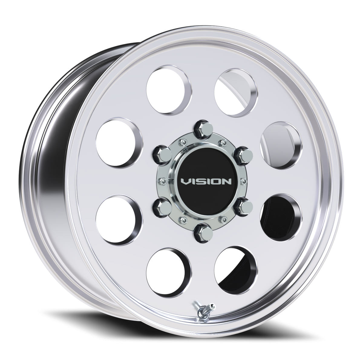 Vision Wheel 56 Polished 15x7 +38 6x139.7mm 110mm - Wheelwiz