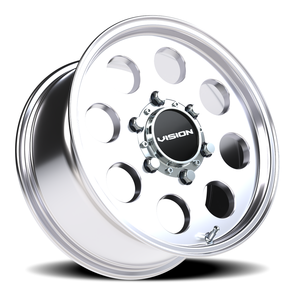 Vision Wheel 56 Polished 15x7 +38 6x139.7mm 110mm - Wheelwiz