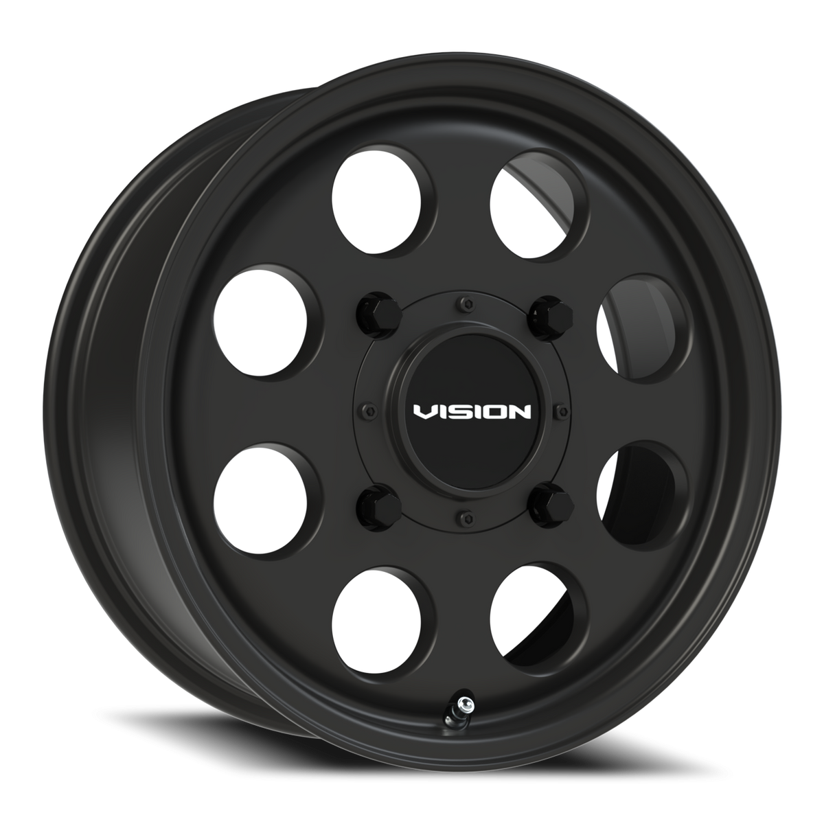 Vision Wheel 56 Satin Black 15x6 +38 4x156mm 131.1mm - Wheelwiz