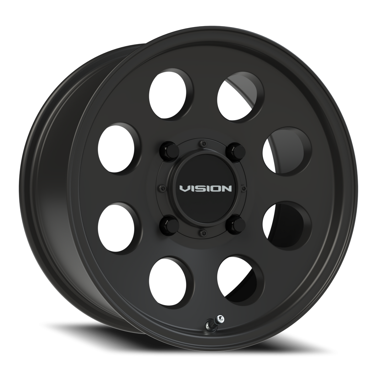 Vision Wheel 56 Satin Black 15x7 +13 4x136mm 110.1mm - Wheelwiz