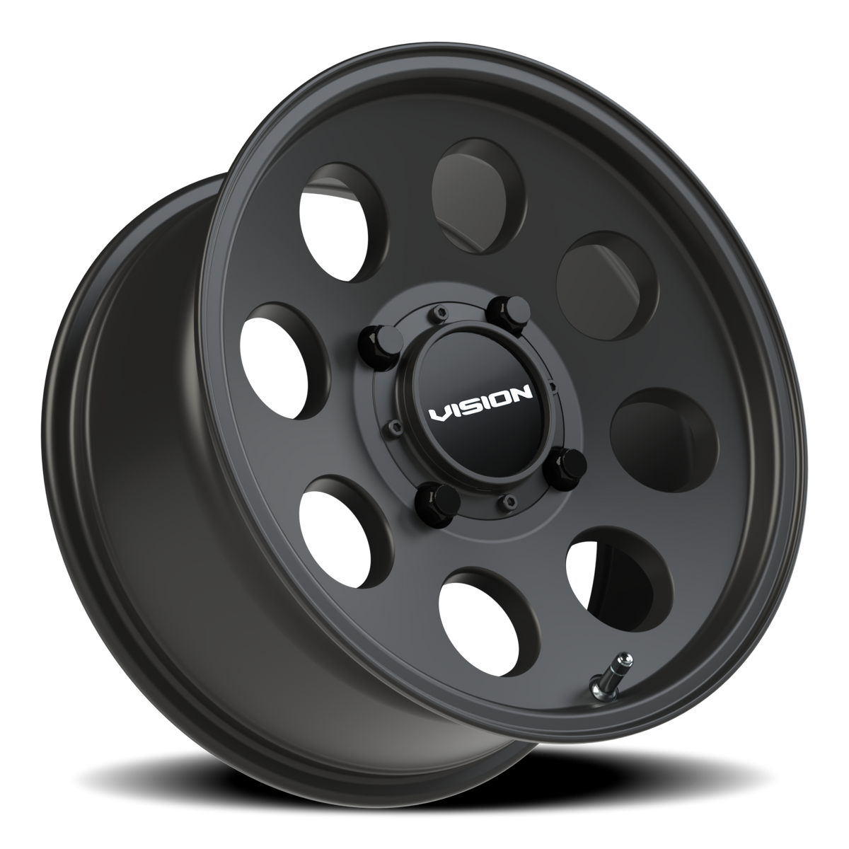 Vision Wheel 56 Satin Black 15x7 +13 4x136mm 110.1mm - Wheelwiz