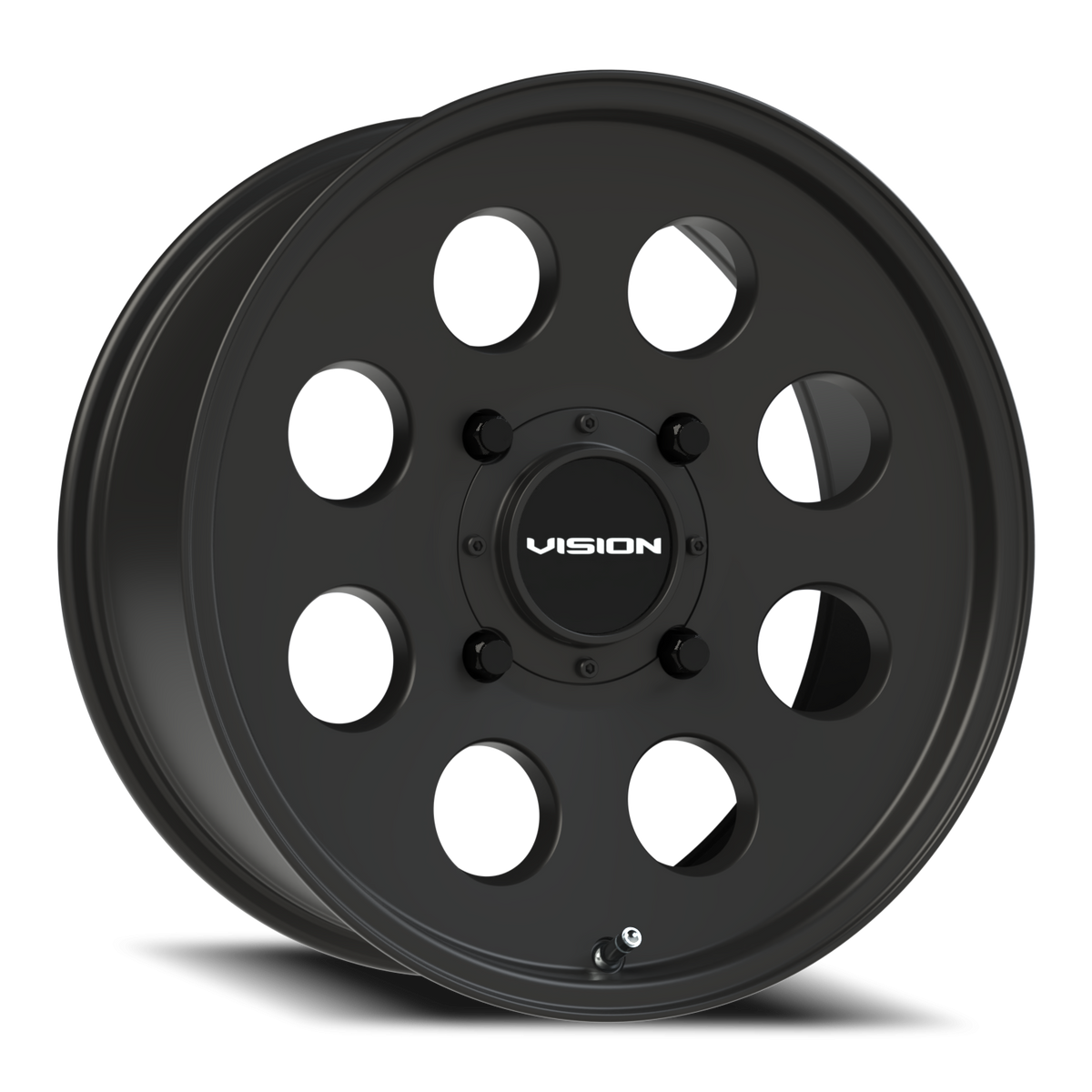 Vision Wheel 56 Satin Black 17x7 +13 4x156mm 131.1mm - Wheelwiz