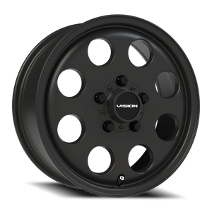 Vision Wheel 56 Satin Black 15x6 +50 5x114.3mm 131.1mm - Wheelwiz