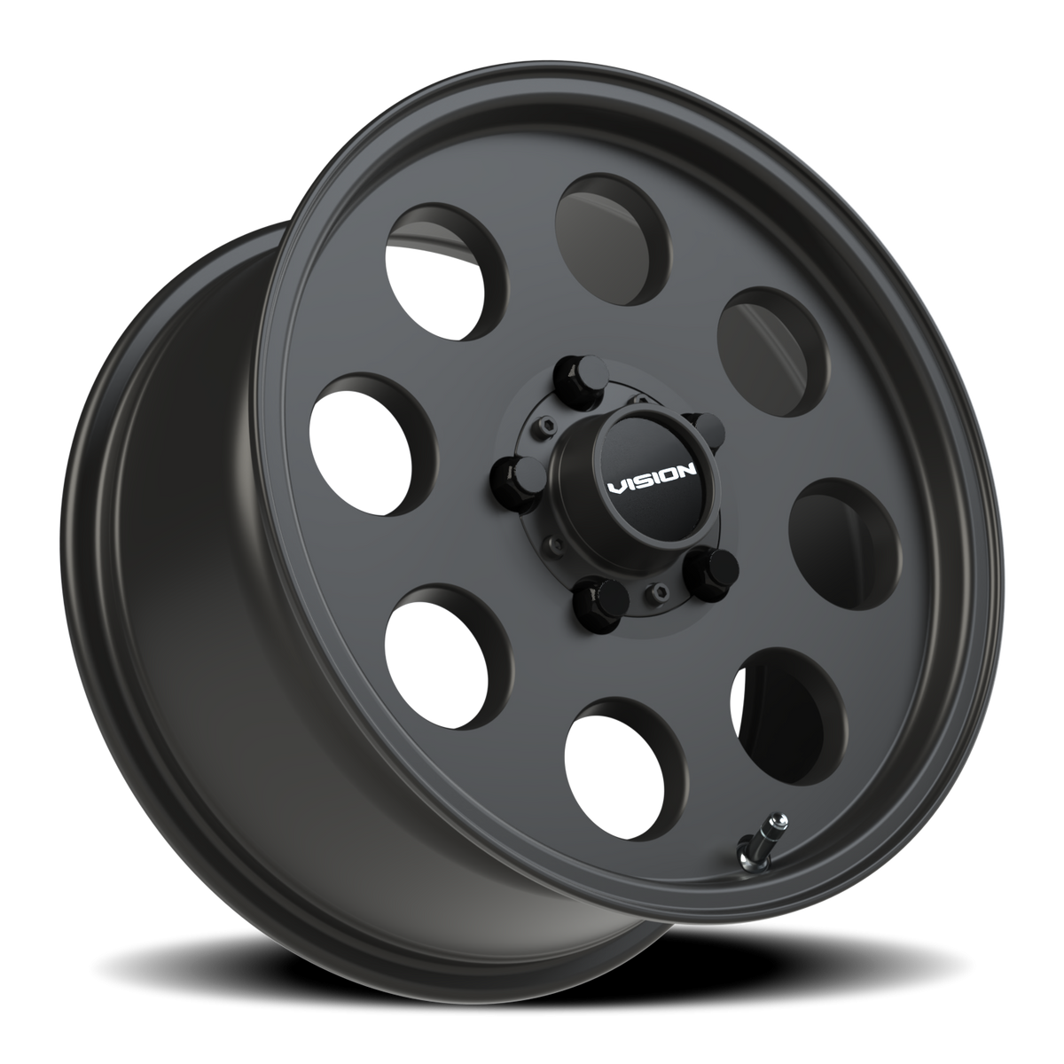 Vision Wheel 56 Satin Black 15x7 +38 5x114.3mm 68.1mm - Wheelwiz