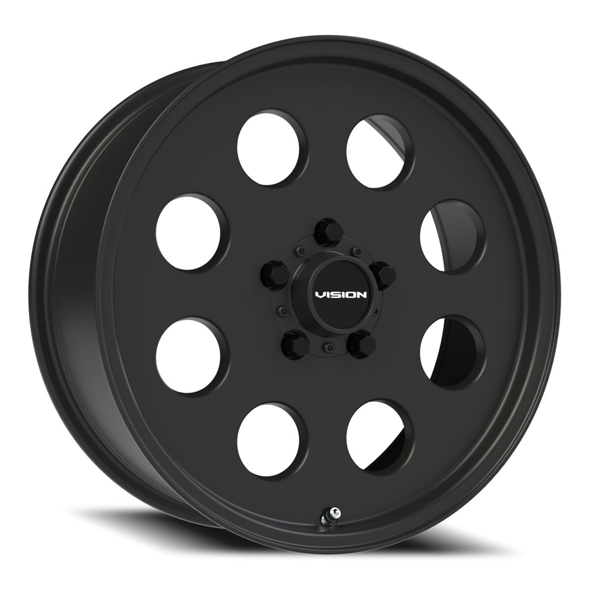 Vision Wheel 56 Satin Black 17x7 +38 5x114.3mm 68.1mm - Wheelwiz