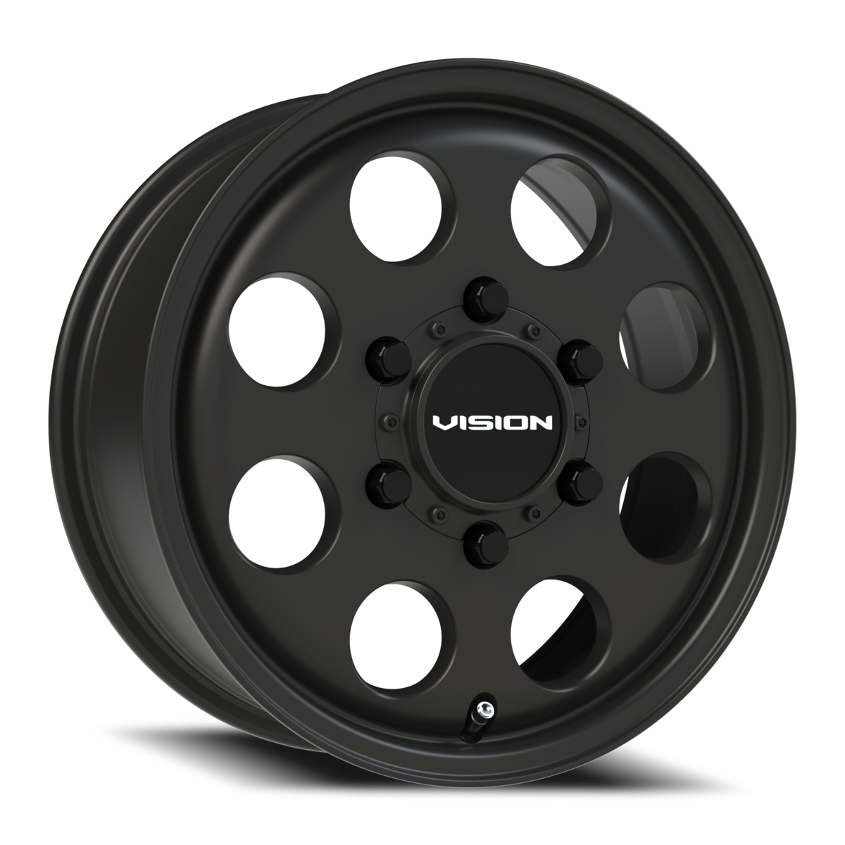 Vision Wheel 56 Satin Black 15x6 +50 6x139.7mm 110mm - Wheelwiz