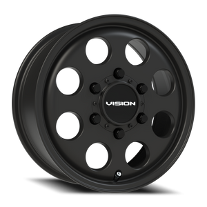 Vision Wheel 56 Satin Black 15x6 +50 6x139.7mm 110mm - Wheelwiz
