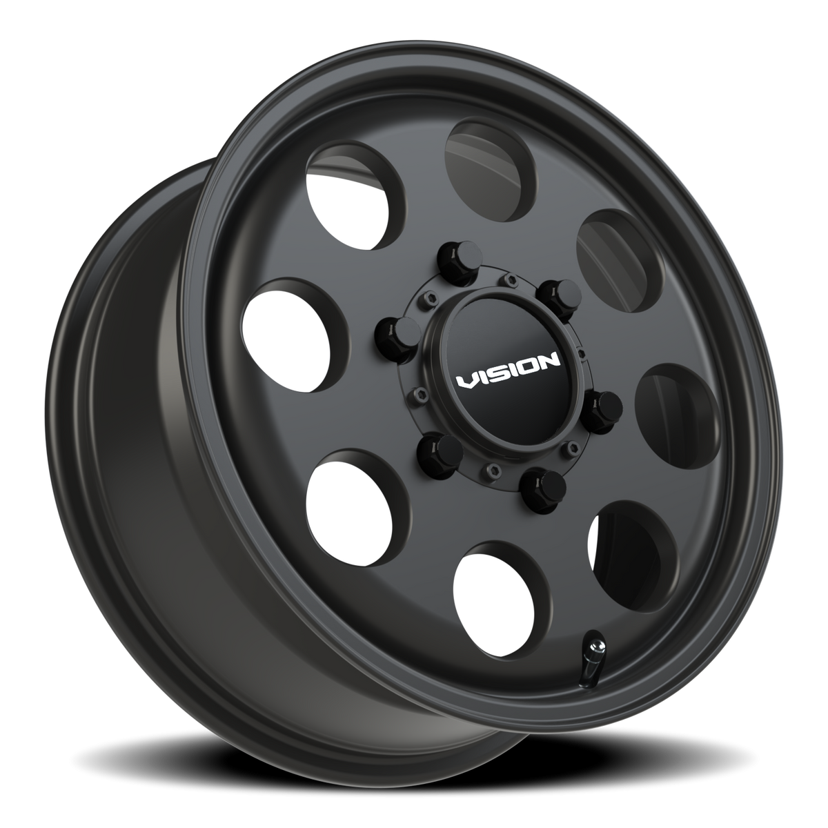 Vision Wheel 56 Satin Black 15x6 +50 6x139.7mm 110mm - Wheelwiz