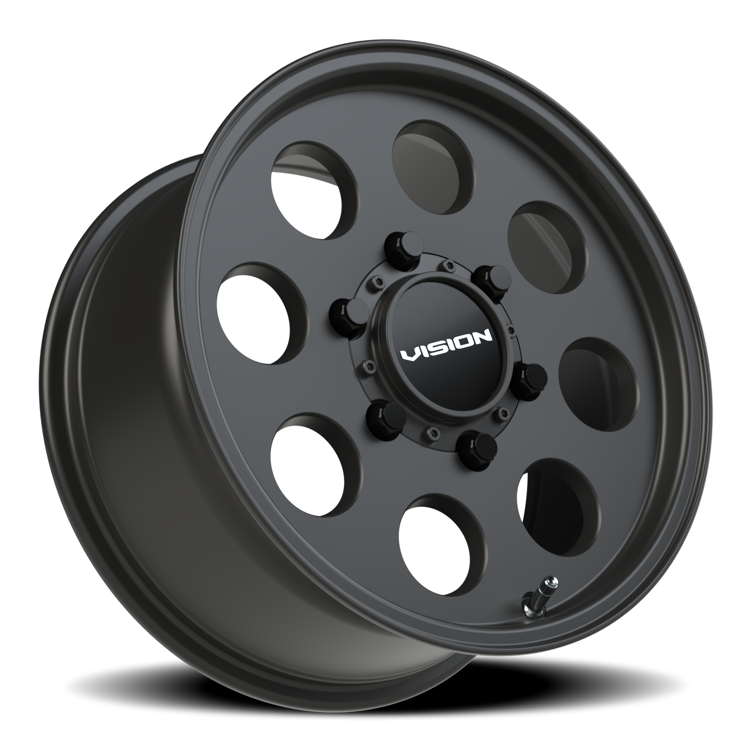 Vision Wheel 56 Satin Black 15x7 +38 6x139.7mm 110mm - Wheelwiz