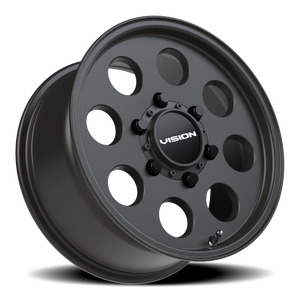 Vision Wheel 56 Satin Black 15x7 +38 6x139.7mm 110mm - Wheelwiz