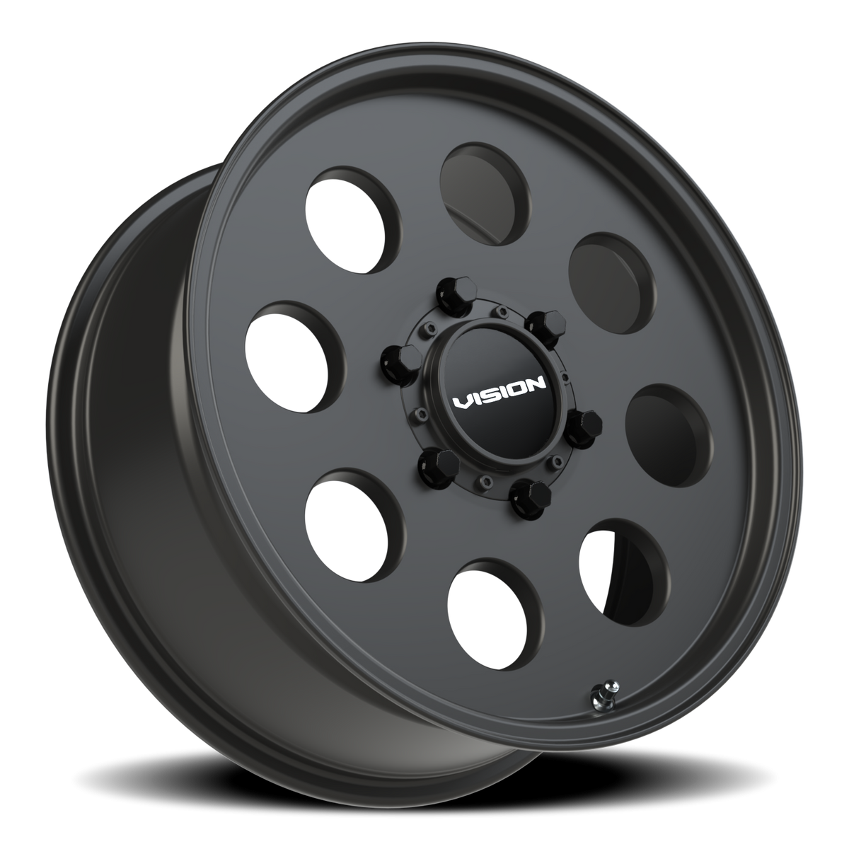 Vision Wheel 56 Satin Black 17x7 +38 6x139.7mm 110mm - Wheelwiz