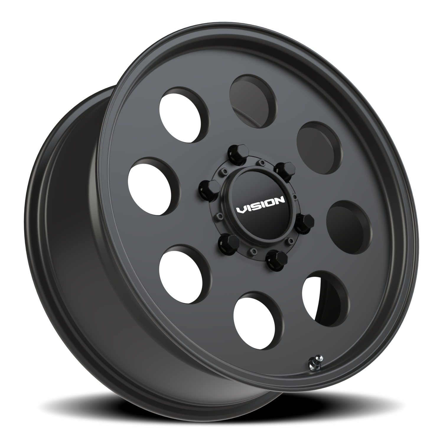 Vision Wheel 56 Satin Black 17x7 +38 6x139.7mm 110mm - Wheelwiz