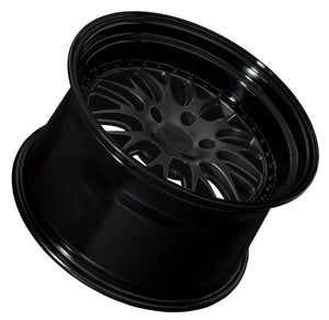 XXR Wheels 570 Flat Black / Gloss Black Lip 18x9.5 +35 5x120 73.1mm - Wheelwiz
