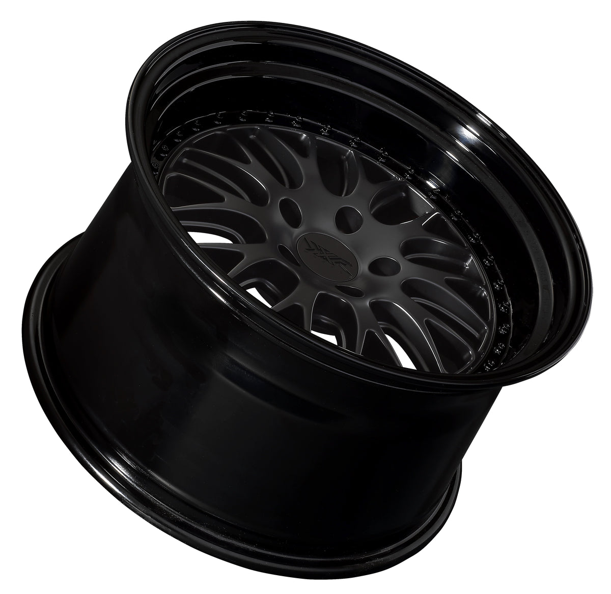 XXR Wheels 570 Flat Black / Gloss Black Lip 18x8.5 +35 5x114.3 73.1mm - Wheelwiz