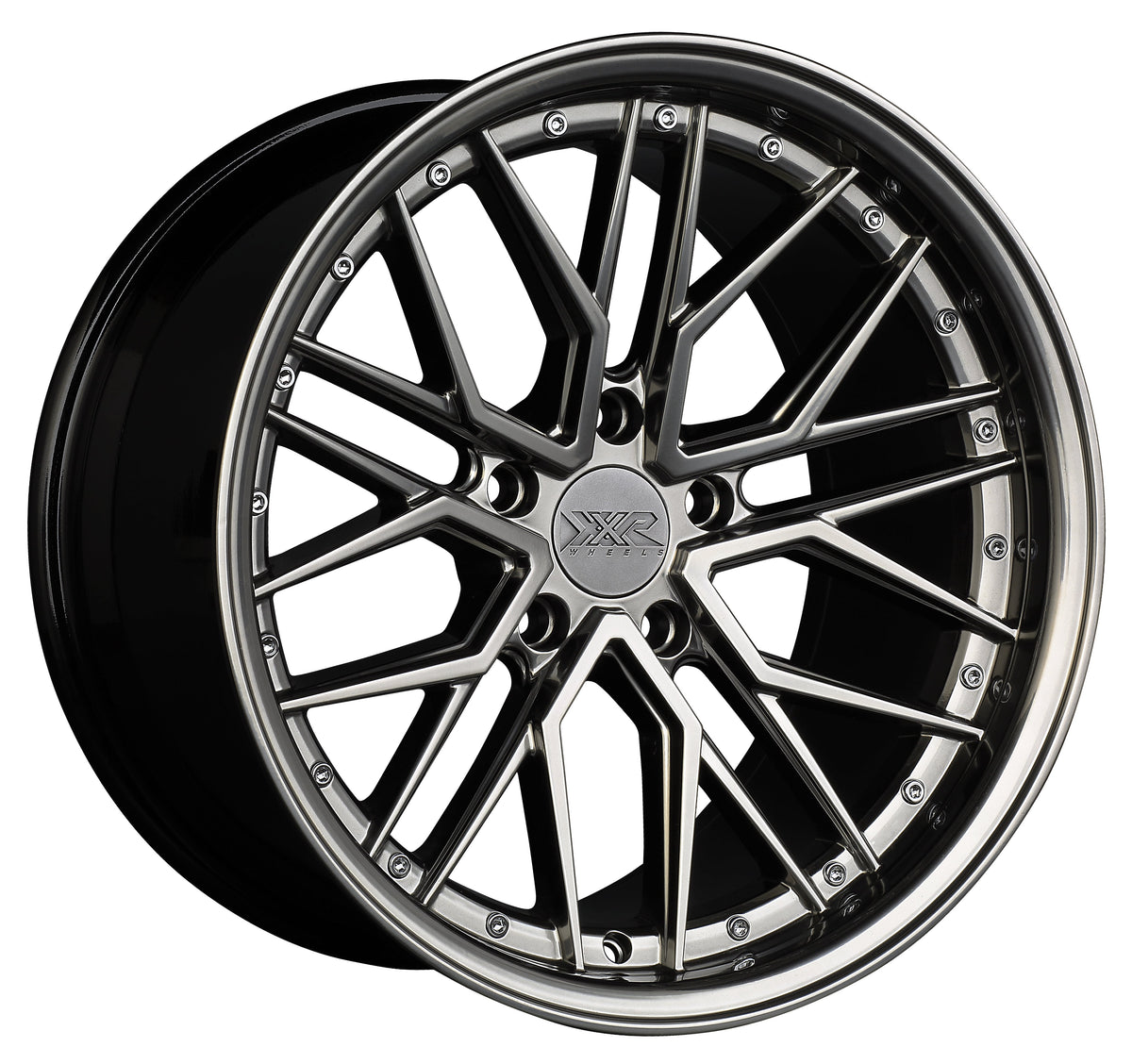 XXR Wheels 571 Chromium Black 18x8.5 +35 5x100 73.1mm - Wheelwiz