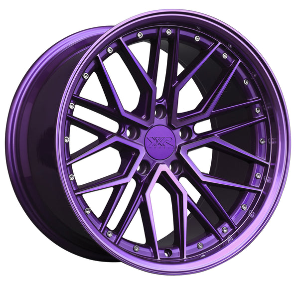 XXR Wheels 571 Diamond Cut Purple 18x8.5 +35 5x112 73.1mm– Wheelwiz