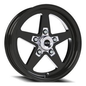 Vision Wheel 571 Gloss Black with Milled Center 15x4 -19 5x114.3mm 83.1mm - Wheelwiz