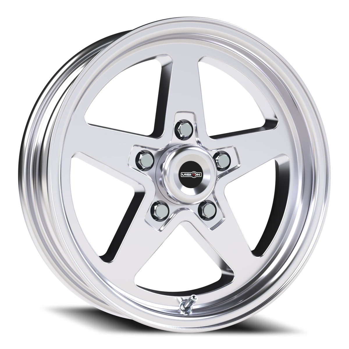 Vision Wheel 571 Polished 15x4 -19 5x114.3mm 83.1mm - Wheelwiz
