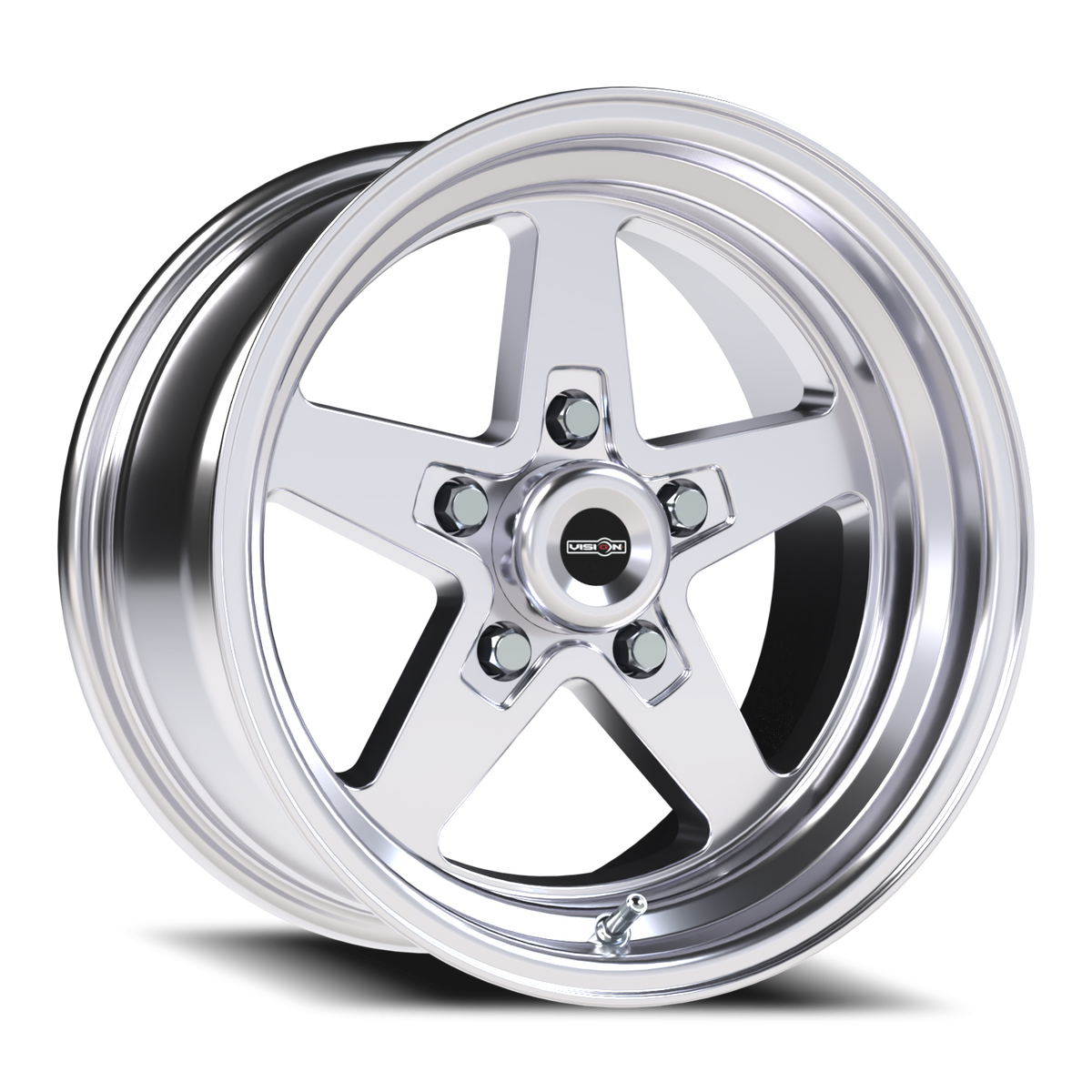 Vision Wheel 571 Polished 15x8 0 5x114.3mm 83.1mm - Wheelwiz