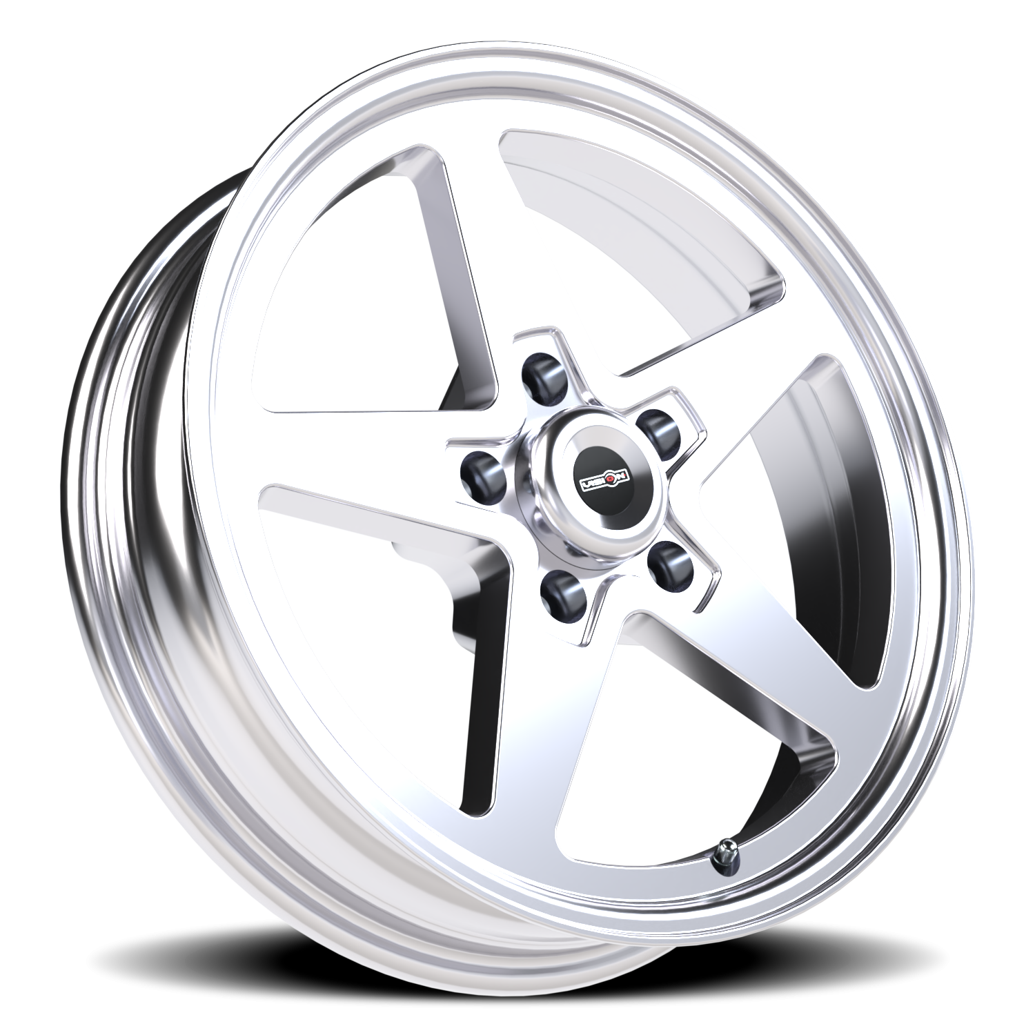 Vision Wheel 571 Polished 17x4.5 -24 5x114.3mm 83.1mm - Wheelwiz