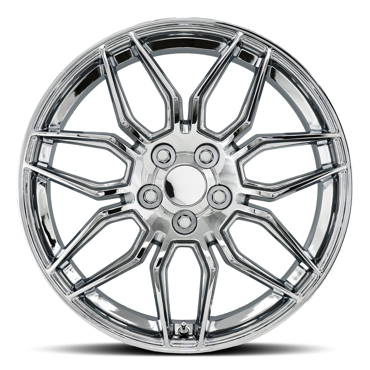 Factory Reproductions FR 401 Chrome 20x10 +79 5x120.65mm 70.3mm