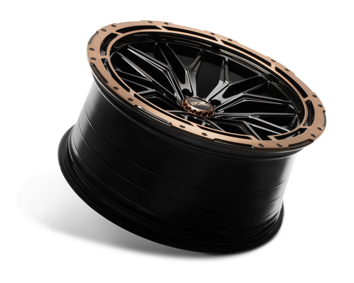 XXR Wheels 585 BK/Bronze Ring 20x8.5 +35 5x112 73.1mm - Wheelwiz