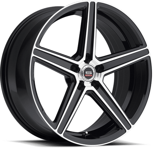 Spec-1 SP-8 Gloss Black Machined 20x10.5 +40 5x114.3mm 0mm