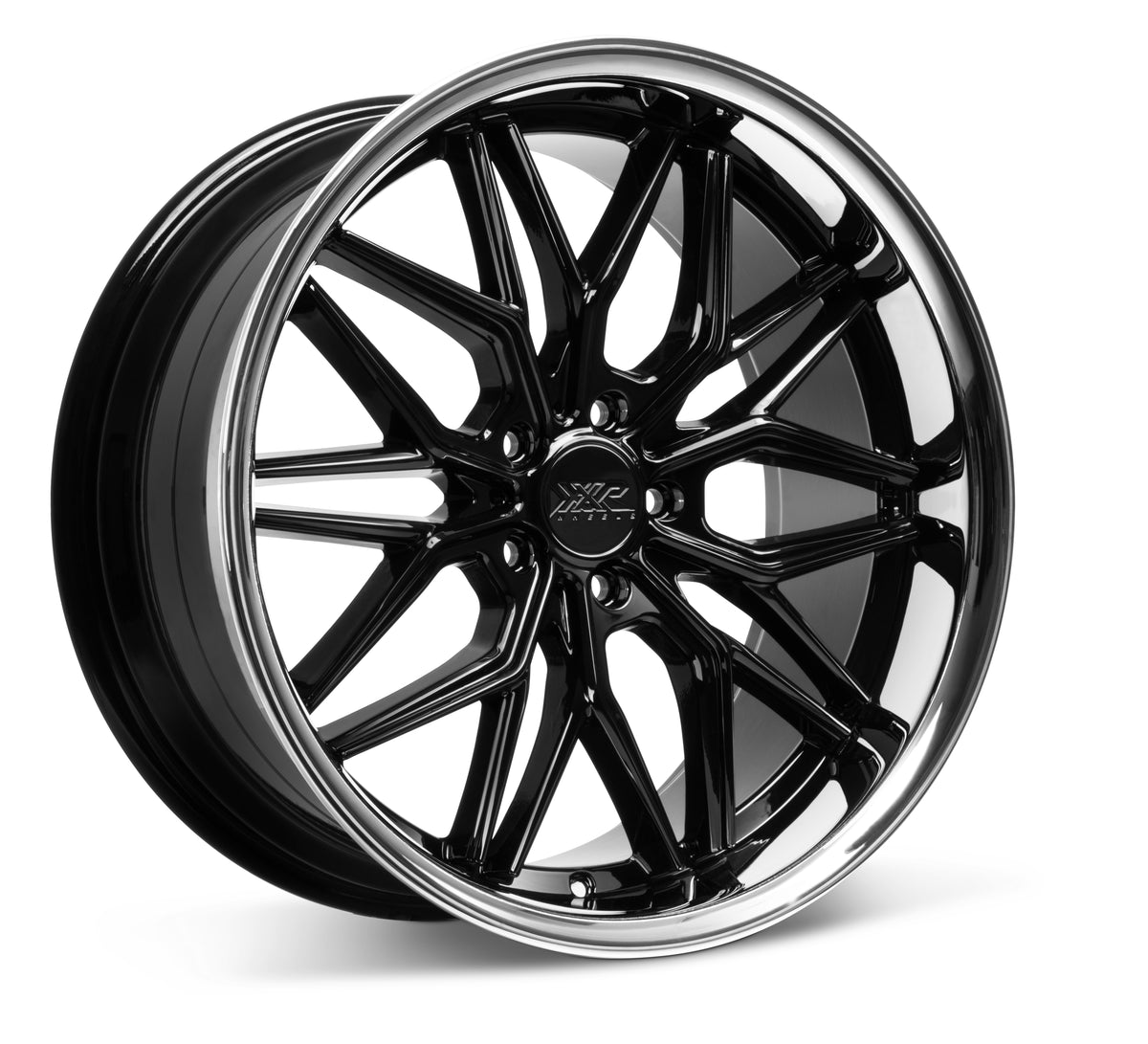 XXR Wheels 586 Black/SSC 20x8.5 +35 5x120 73.1mm - Wheelwiz
