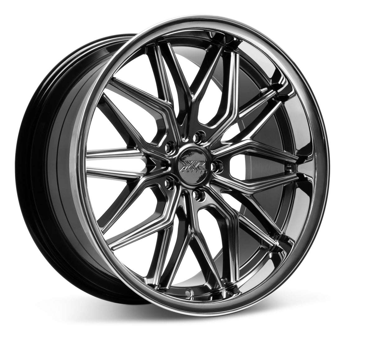 XXR Wheels 586 Chromium Black/SSC 20x9.5 +35 5x120 73.1mm - Wheelwiz