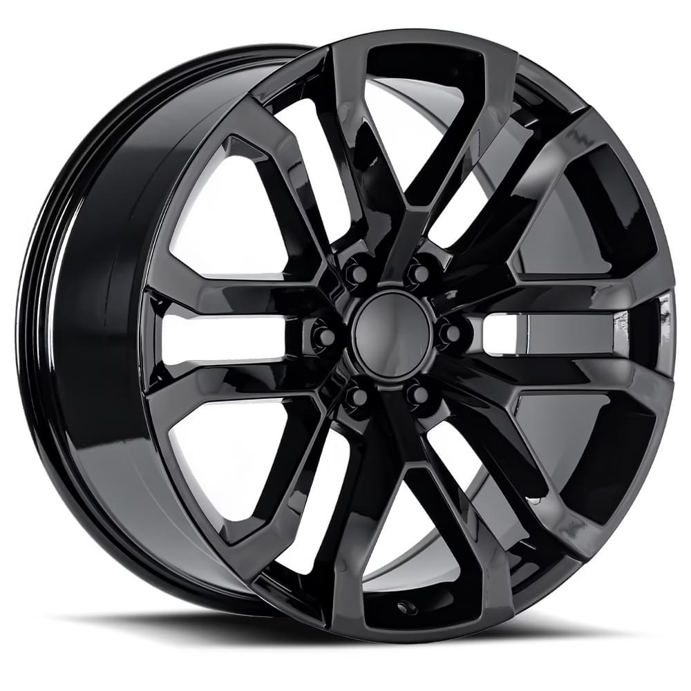 Factory Reproductions FR 95 Gloss Black 20x9 +28 6x139.7mm 78.1mm