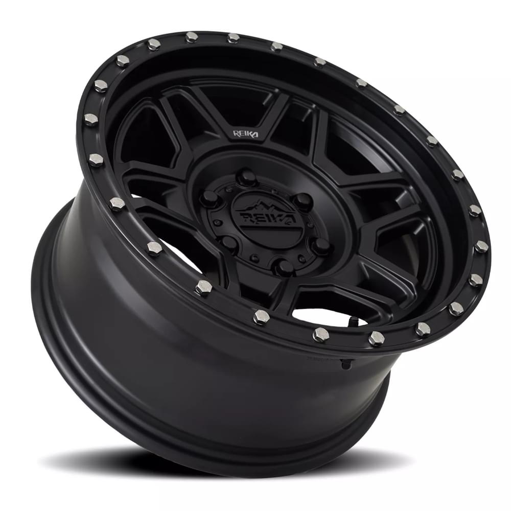 Reika R40 Satin Black 17x8.5 0 5x150mm 110.5mm