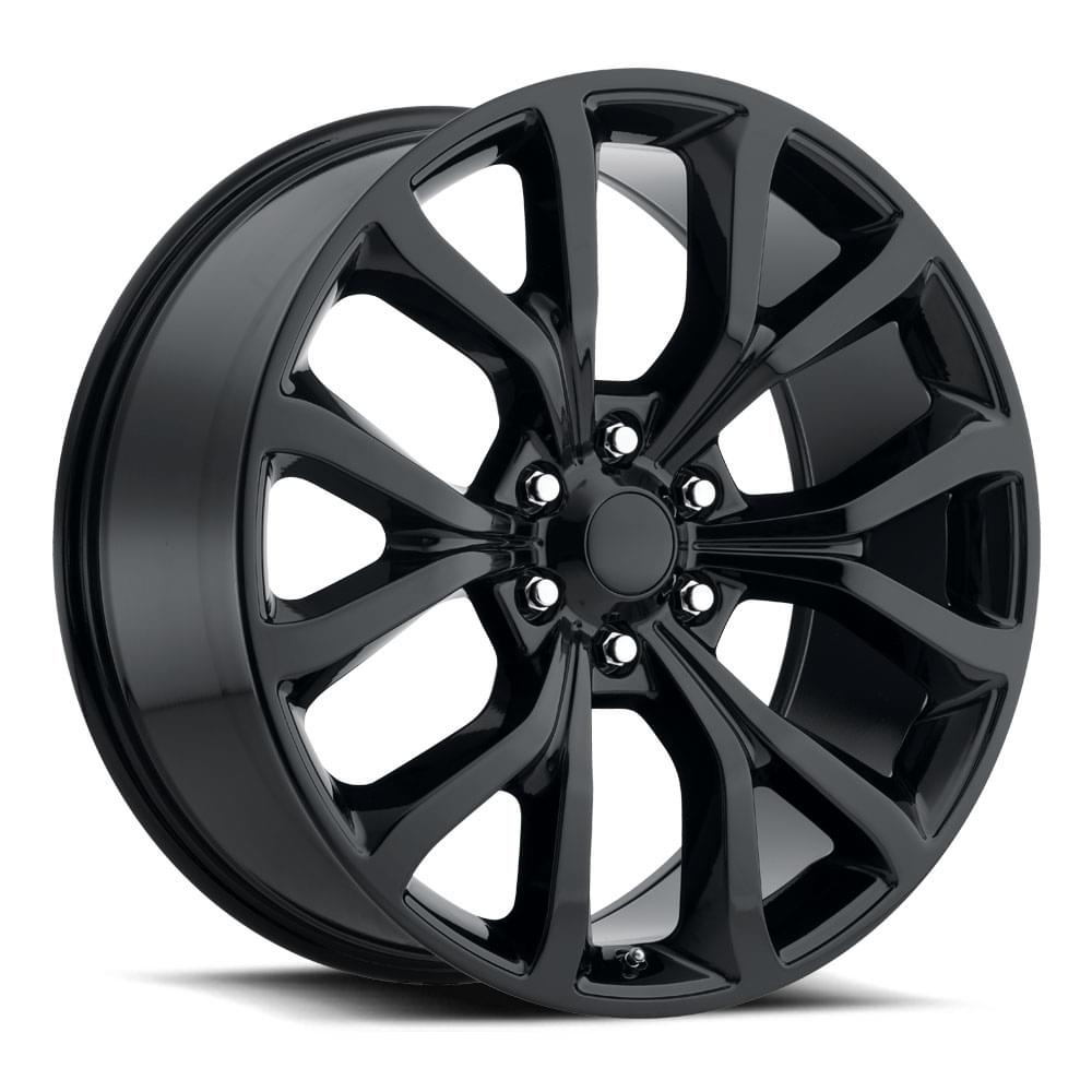 Factory Reproductions FR 52 Gloss Black 22x9.5 +44 6x135mm 87.1mm