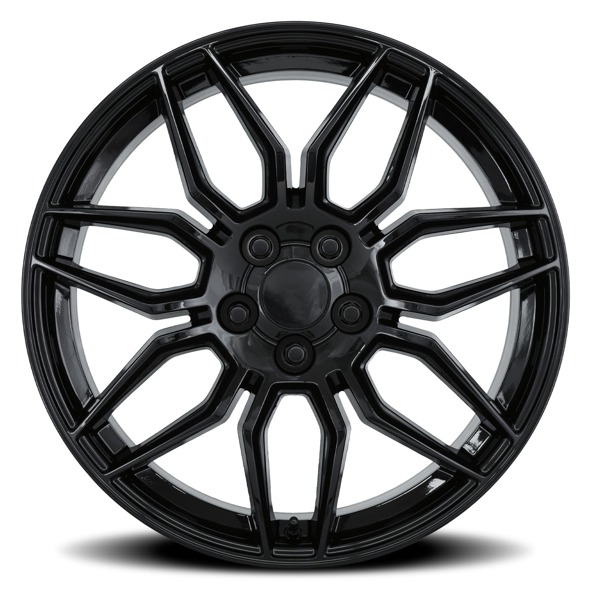 Factory Reproductions FR 401 Gloss Black 20x10 +79 5x120.65mm 70.3mm